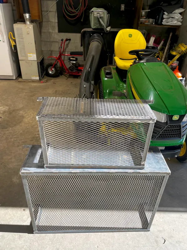 Aluminum mesh storage cage