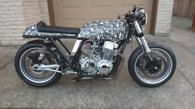Cafe racer motorcycle