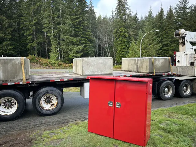 Fire boxes ready for delivery