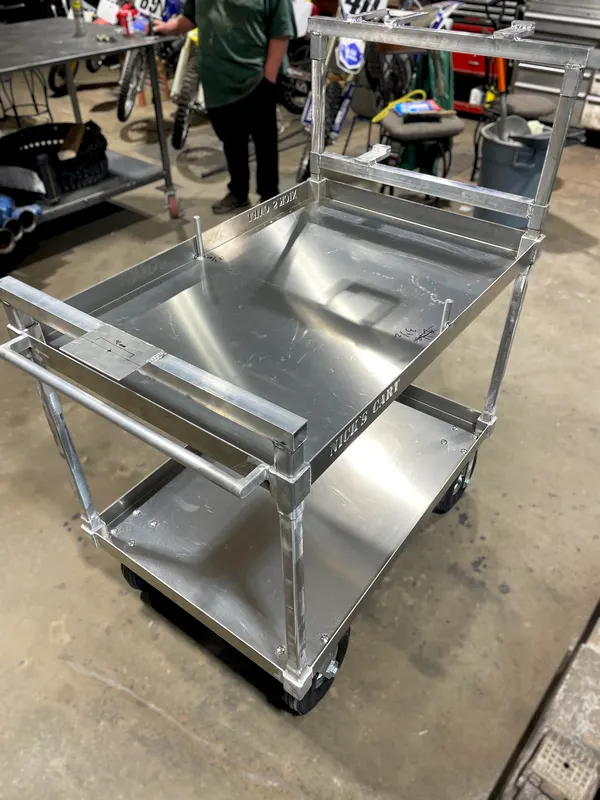 Stainless work cart