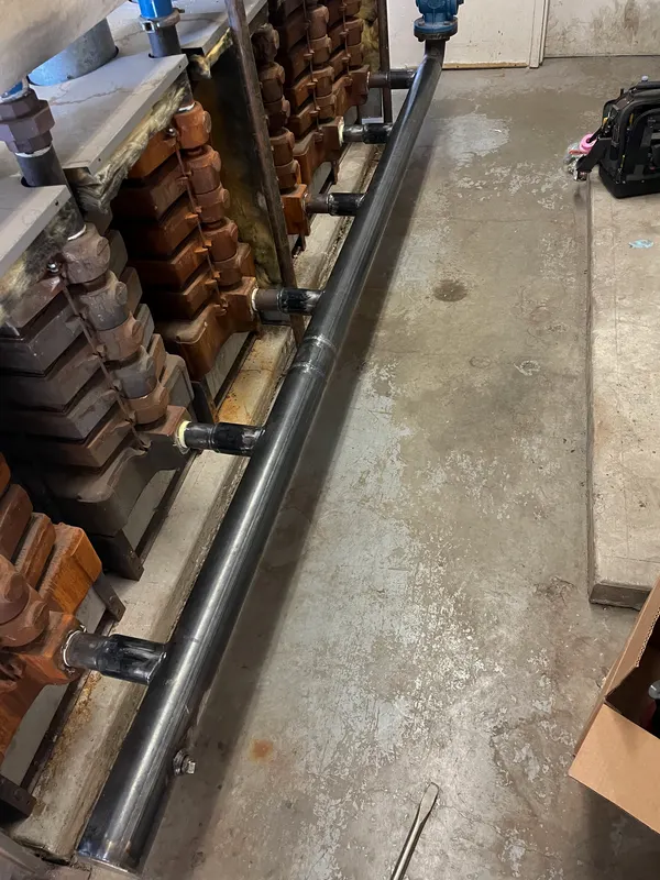 Pipe rail fabrication